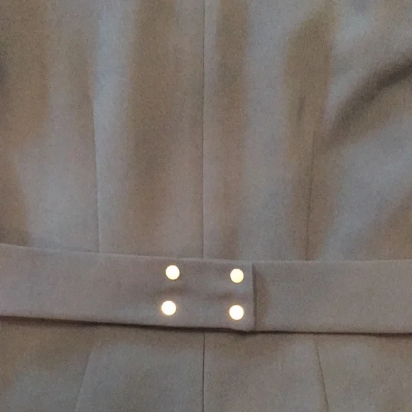 Whistles forest green belted work dress 4 - Picture 5 of 11